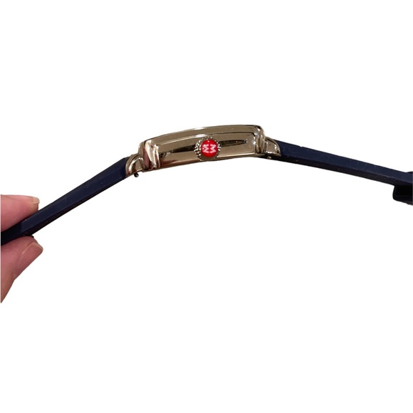 Michele Dial Navy Silicone Women's Watch - Picture 4 of 4